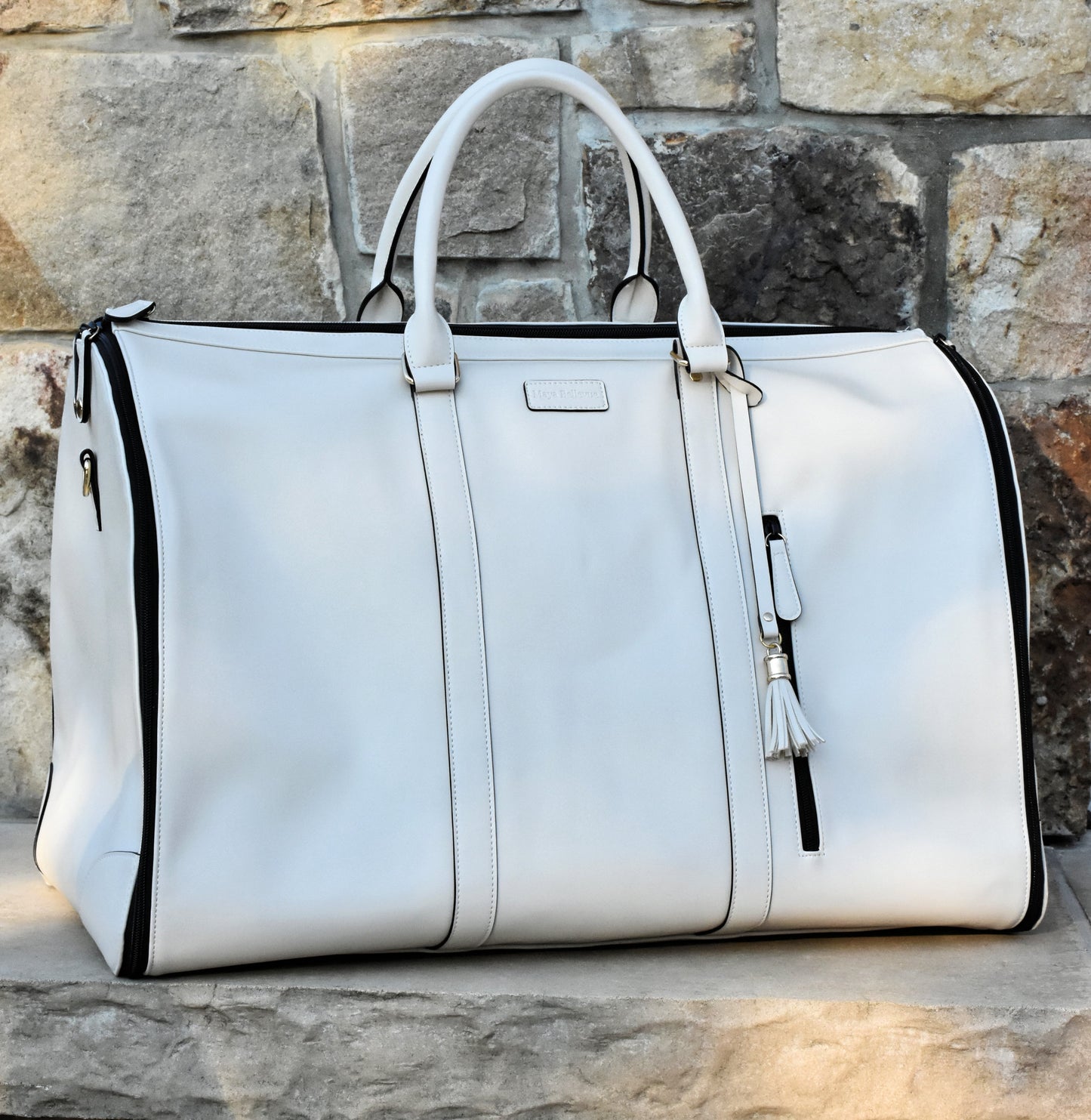 Ziva Duffle Bag - Cream