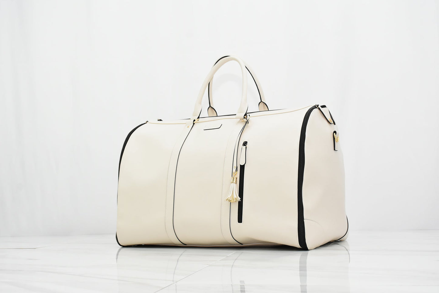 Ziva Duffle Bag - Cream