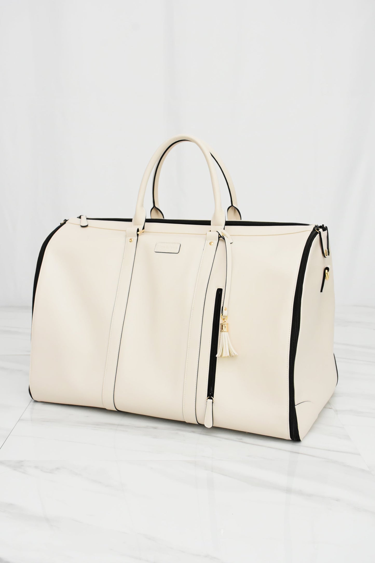 Ziva Duffle Bag - Cream