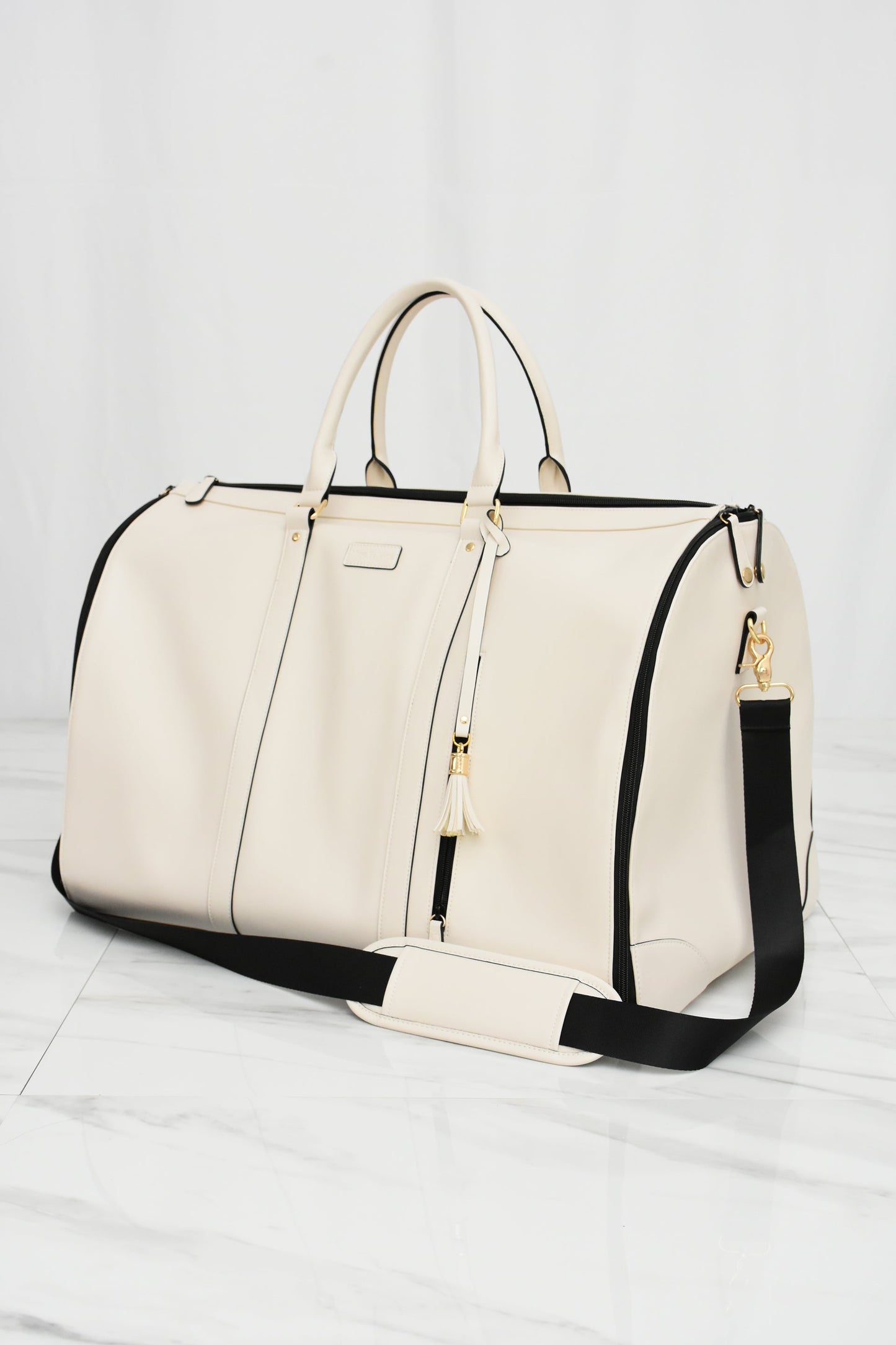 Ziva Duffle Bag - Cream