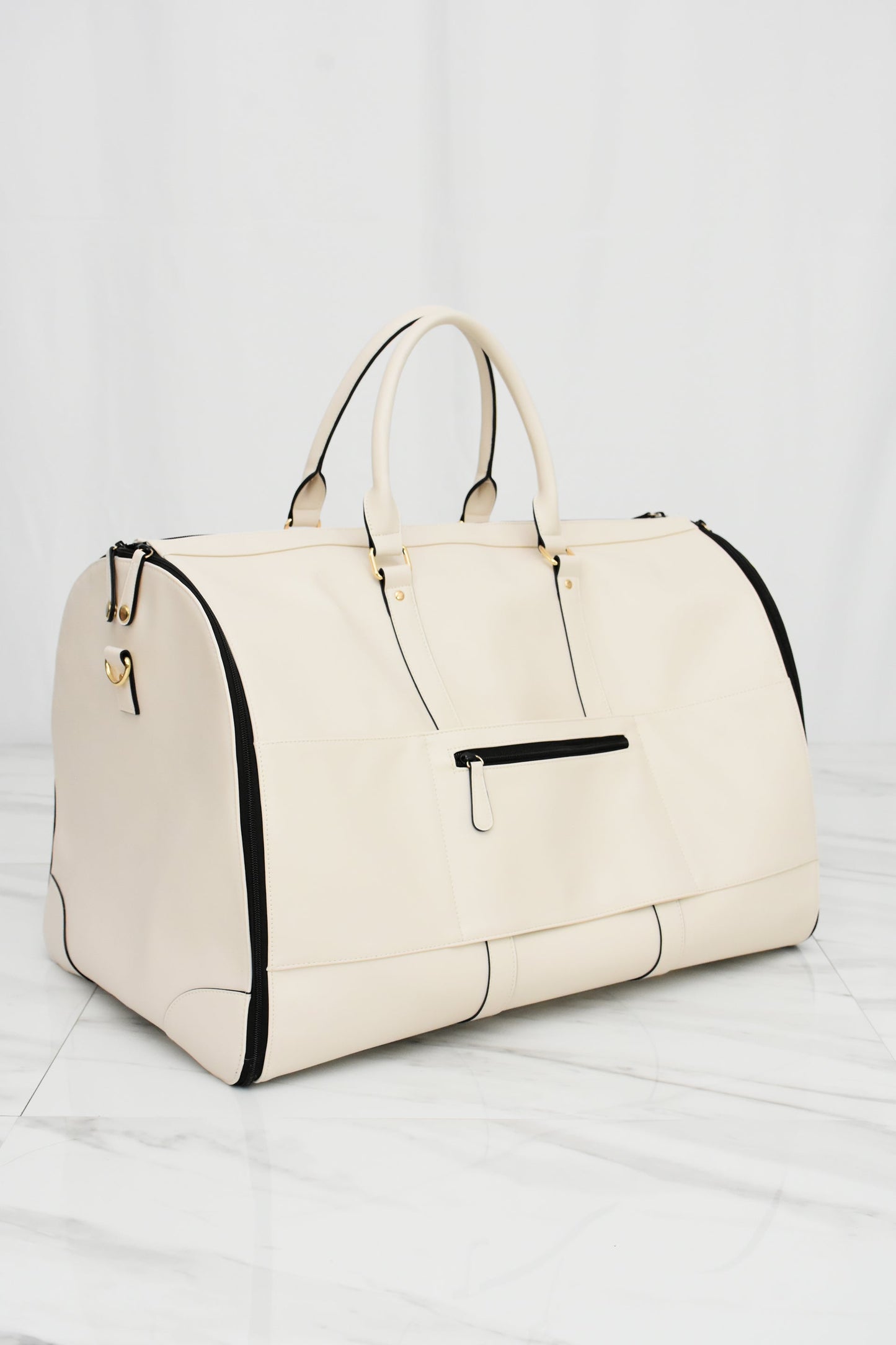 Ziva Duffle Bag - Cream